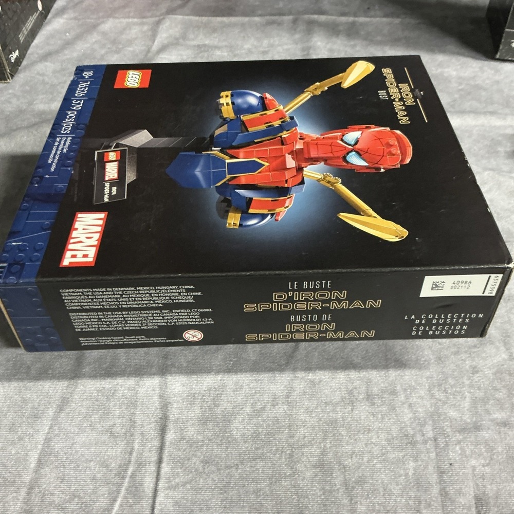 Lego Marvel Avengers Infinity Saga Iron Spider-Man Bust 76326 Set Sealed New - Picture 5 of 6
